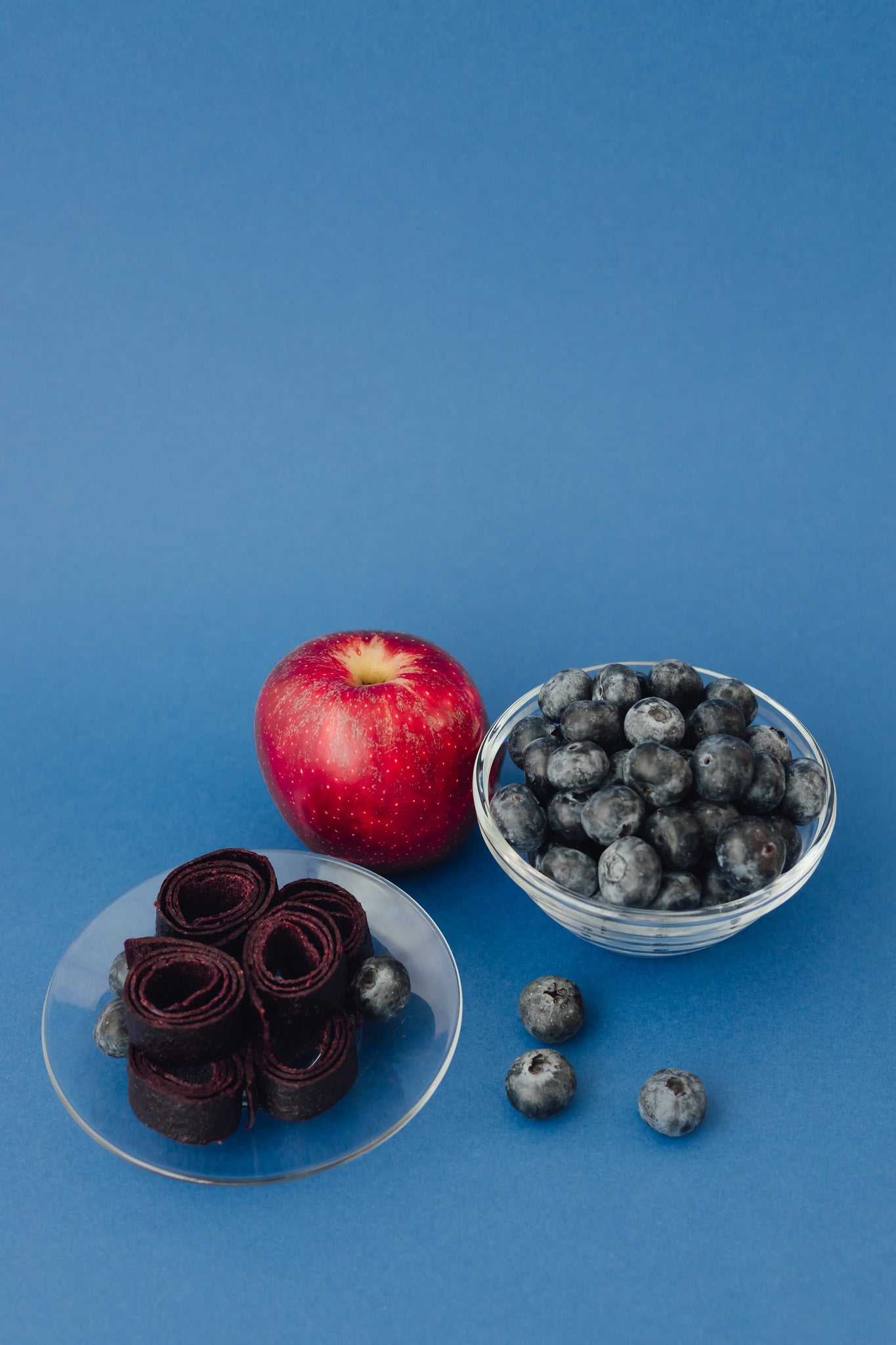 Apple-blueberry sugar-free candy