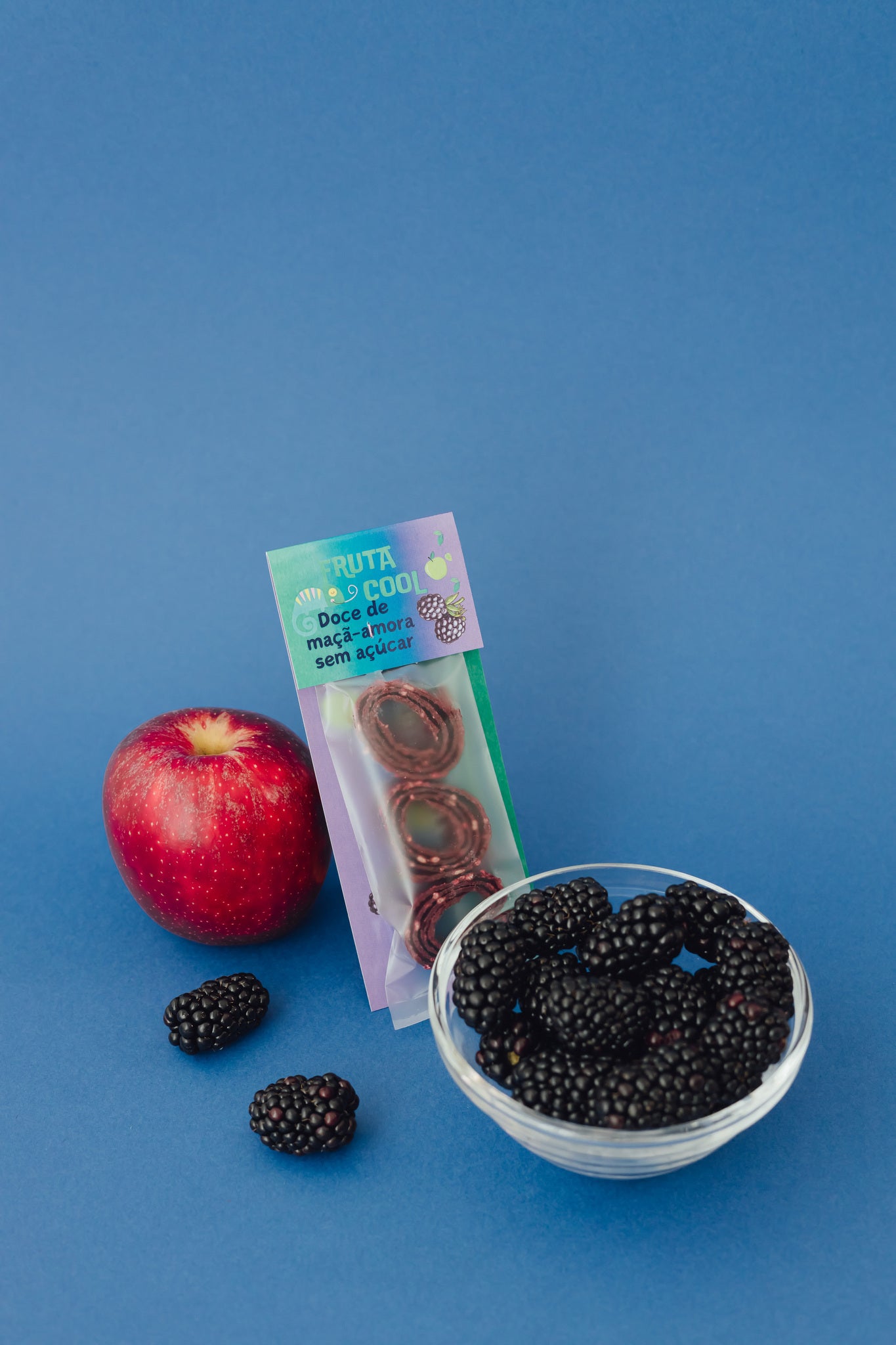 Apple-blackberry sugar-free candy