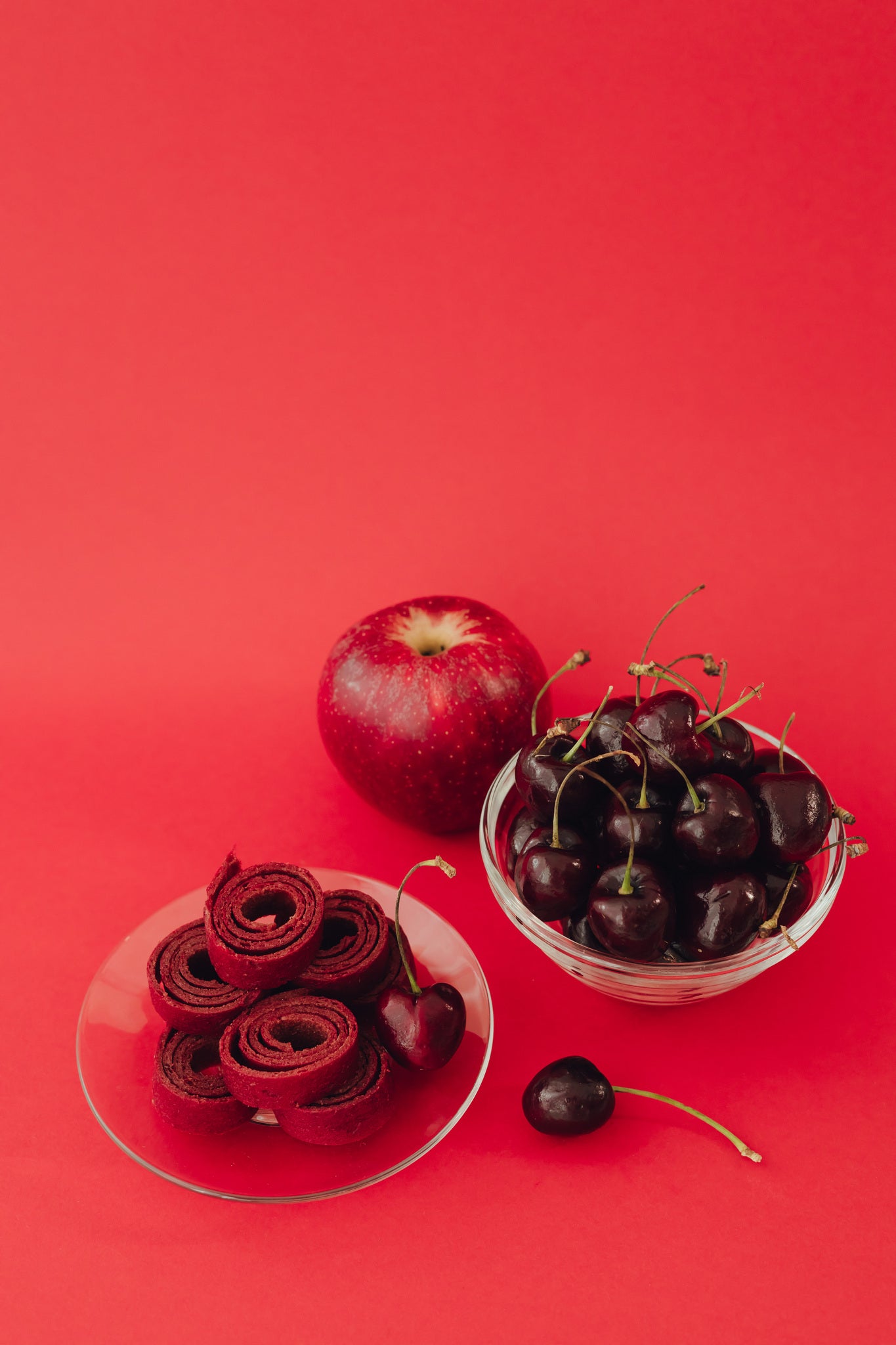 Apple-cherry sugar-free candy