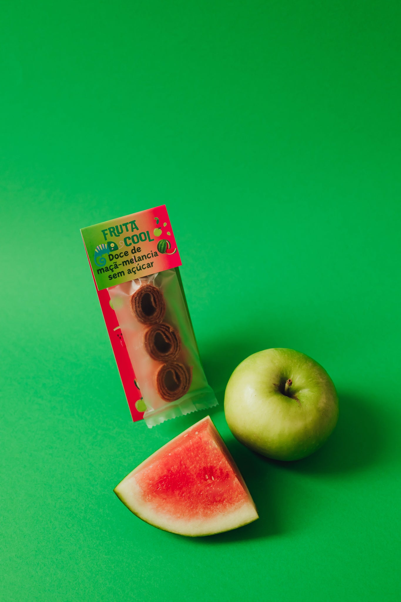 Apple-watermelon sugar-free candy