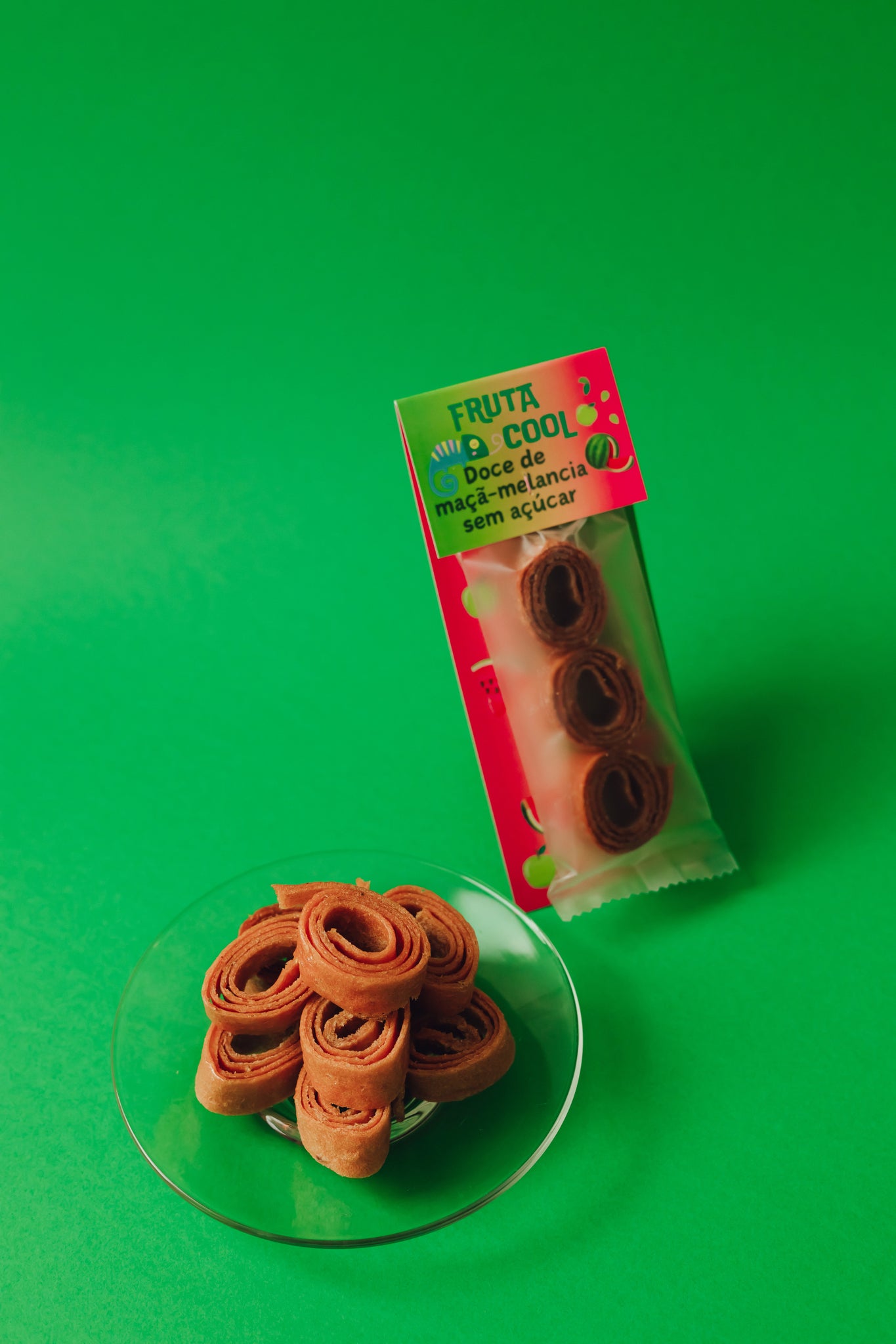 Apple-watermelon sugar-free candy