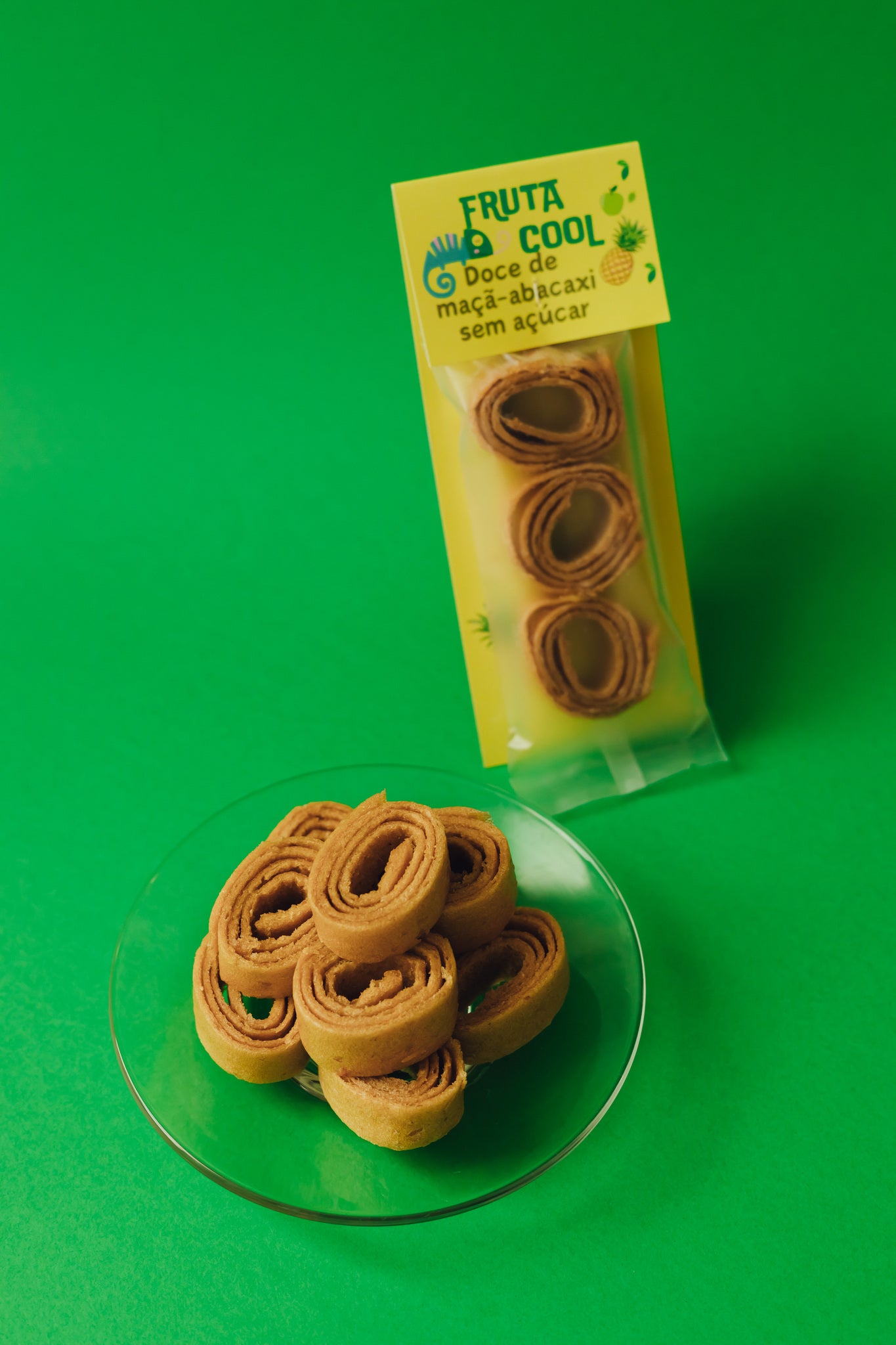 Apple-pineapple sugar-free candy