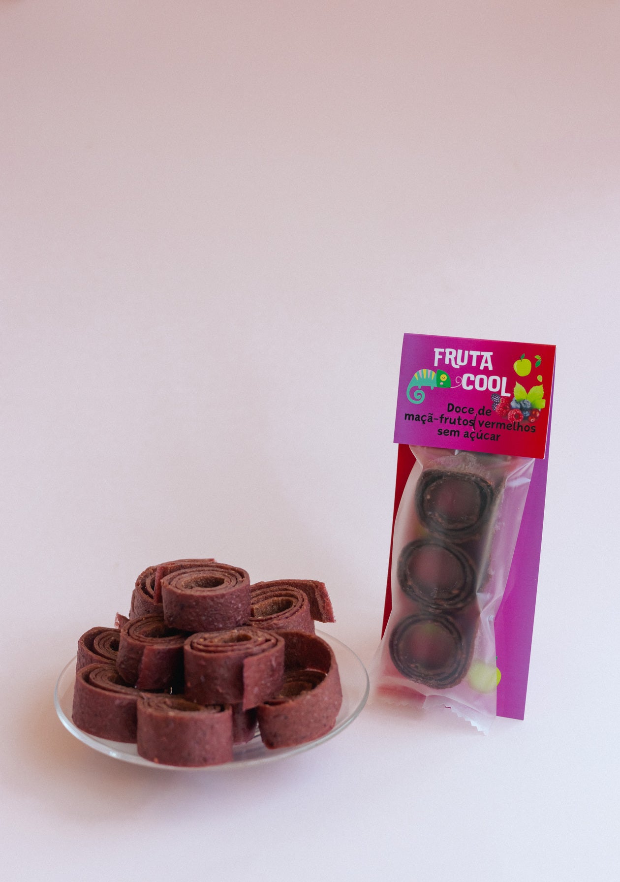Apple-red fruits sugar-free candy